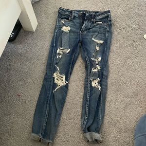 American Eagle ripped jeans